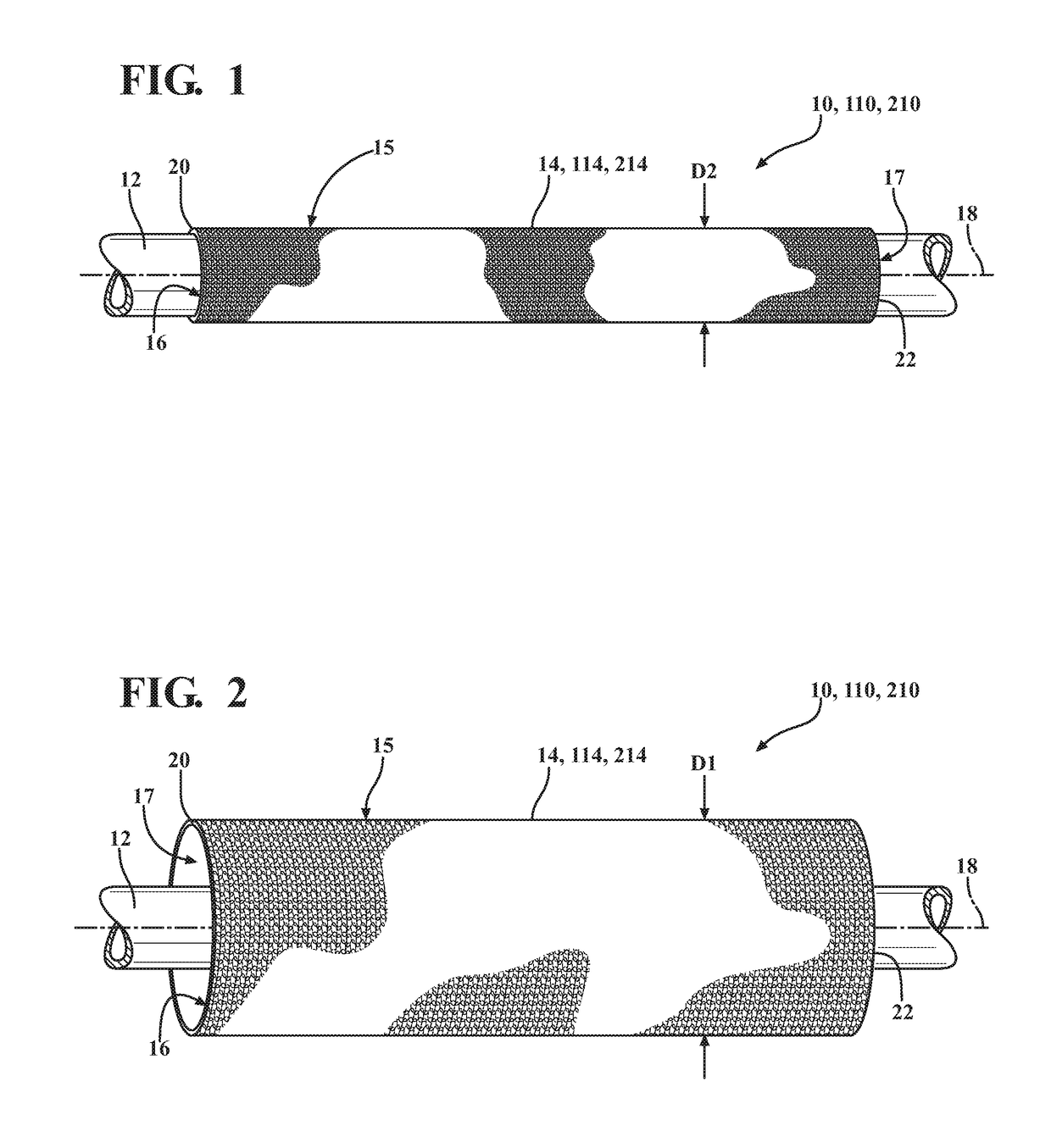 Impact resistant, shrinkable knitted tubular sleeve and method of construction thereof