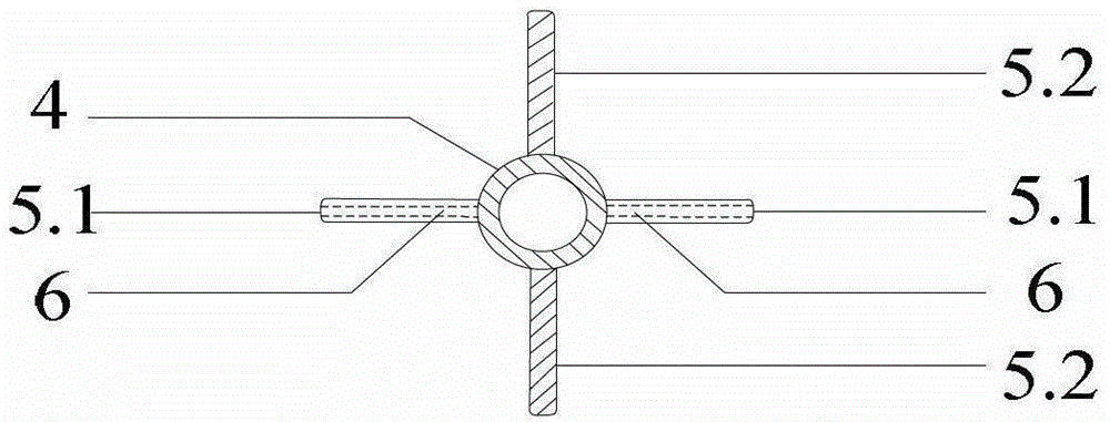 Pore pressure cross plate device capable of evaluating sand liquefaction potentiality