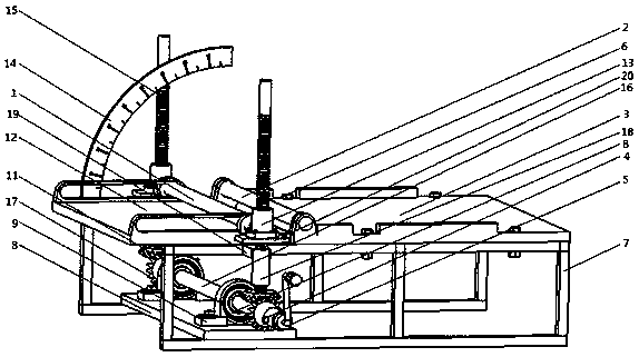 A manual plate bending device