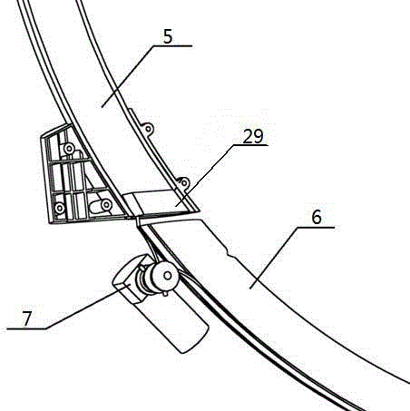 Draw-thrust type folding bicycle