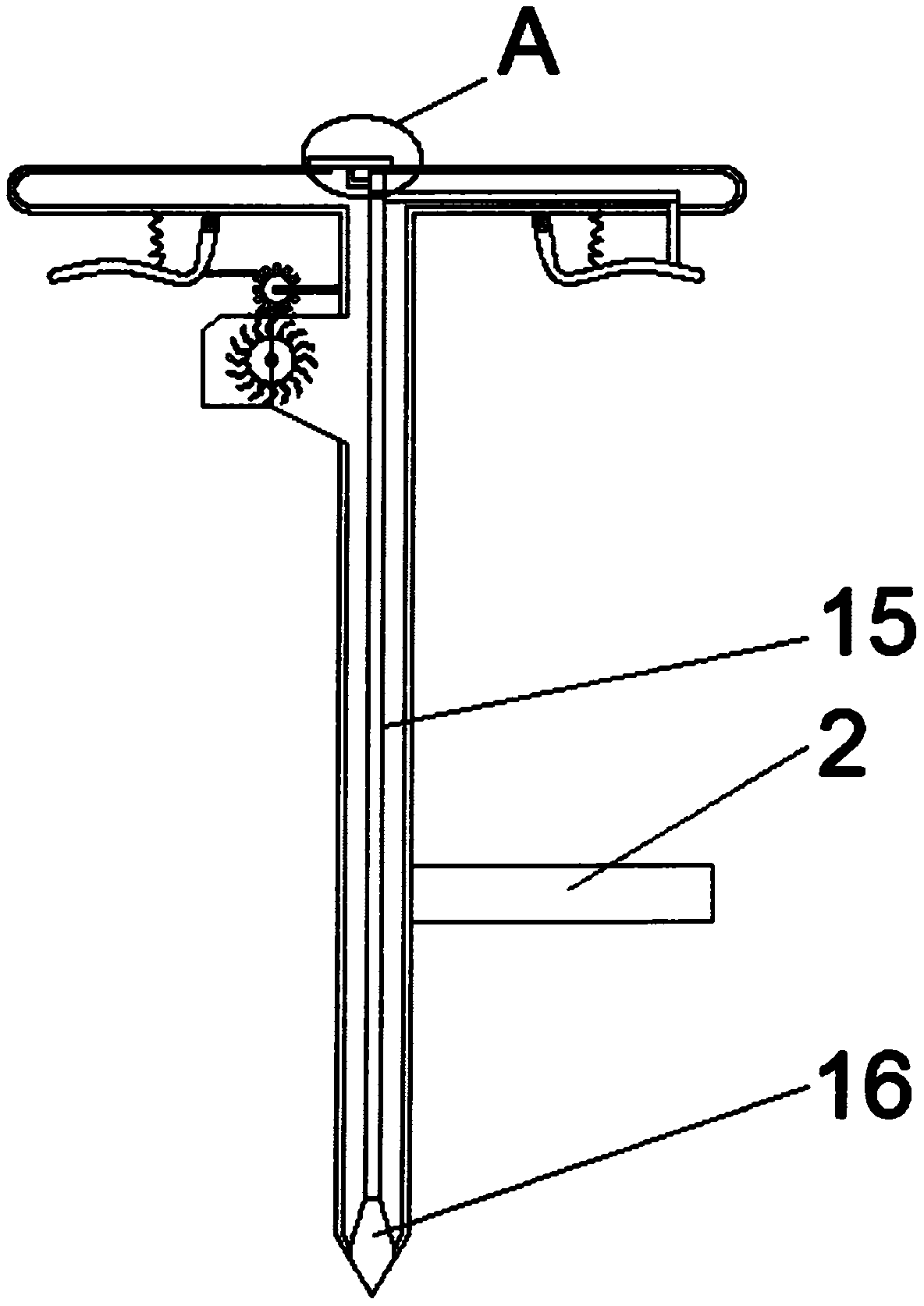 Organic vegetable planting device