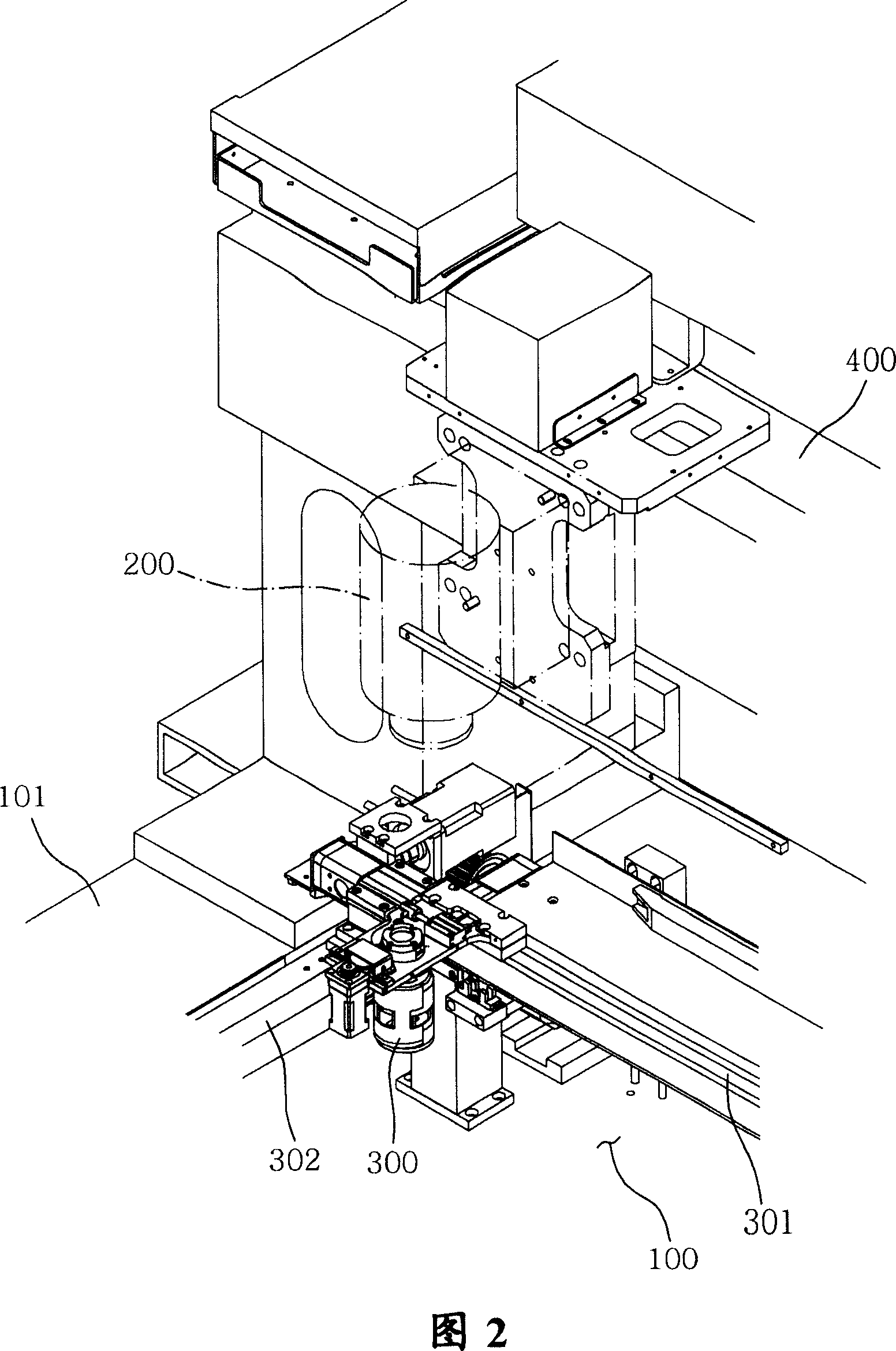 Microcosmic checking device for glass panel