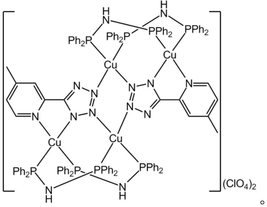 Application of a tetranuclear copper [i] complex of 4-picoline tetrazolium in stimuli-responsive luminescent and color-changing materials