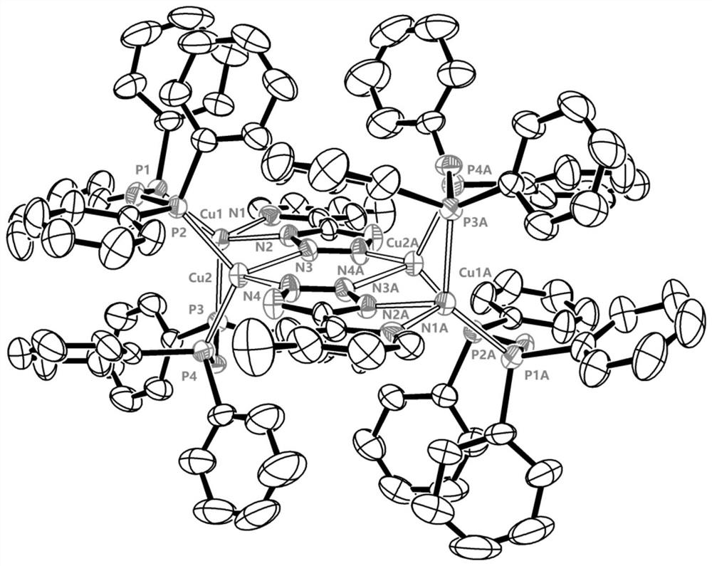 Application of a tetranuclear copper [i] complex of 4-picoline tetrazolium in stimuli-responsive luminescent and color-changing materials