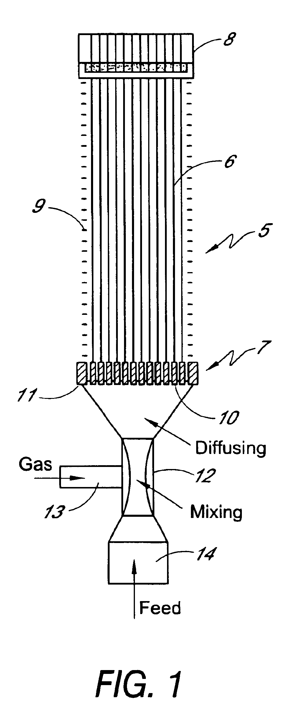 Apparatus and method for cleaning membrane filtration modules