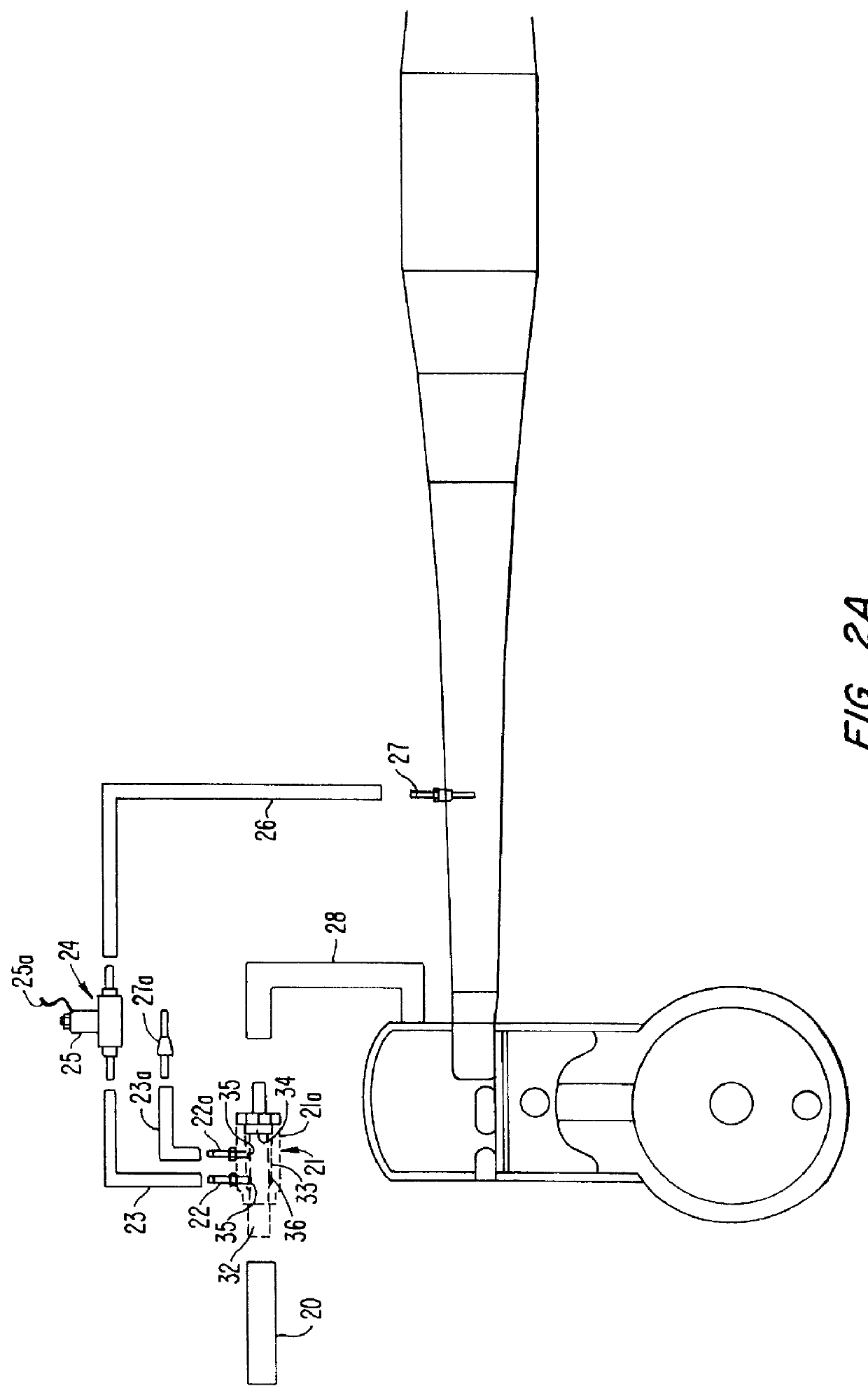 Method and apparatus for improved control of exhaust gas temperature from a two-stroke engine