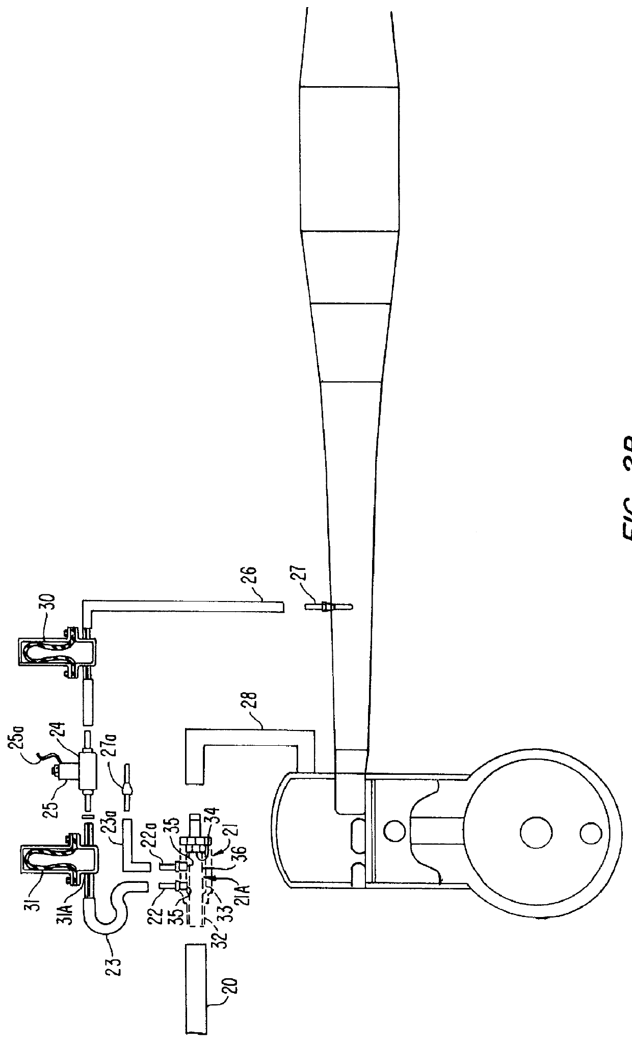 Method and apparatus for improved control of exhaust gas temperature from a two-stroke engine