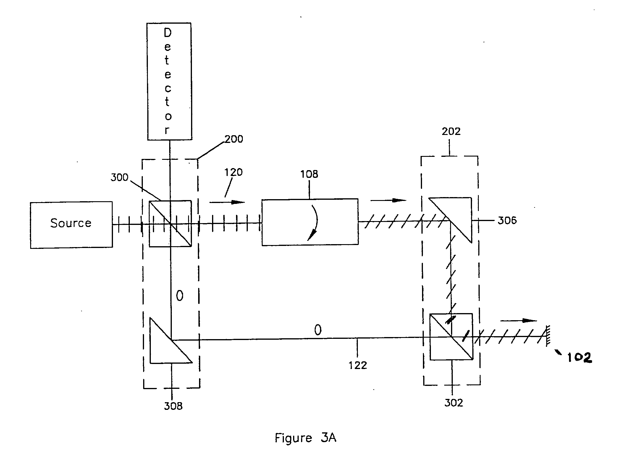 Optical element, measuring apparatus and measuring method