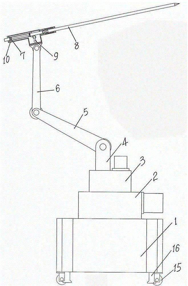 Wheeled mechanical energy storage coke slag crushing machine