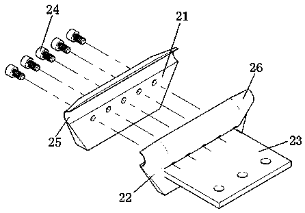 Rooting and hook assembly used for safety slip rope