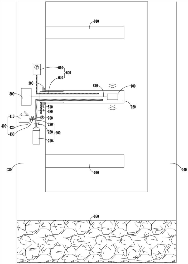 Controllable shock wave anti-reflection and carbon dioxide displacement combined gas extraction method and equipment