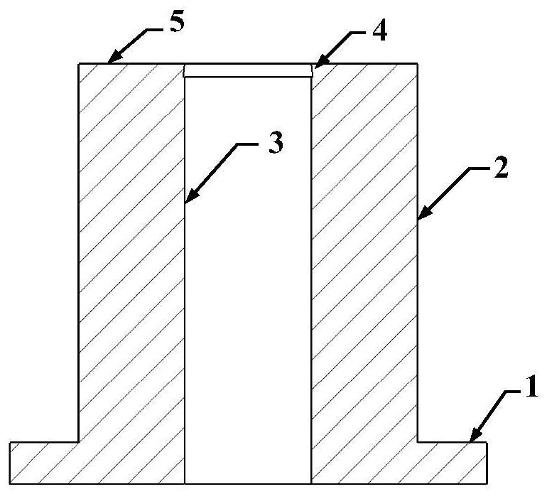 A fixture for alleviating the uneven transition of the outer surface of the pipe-plug structure pressure resistance welding joint