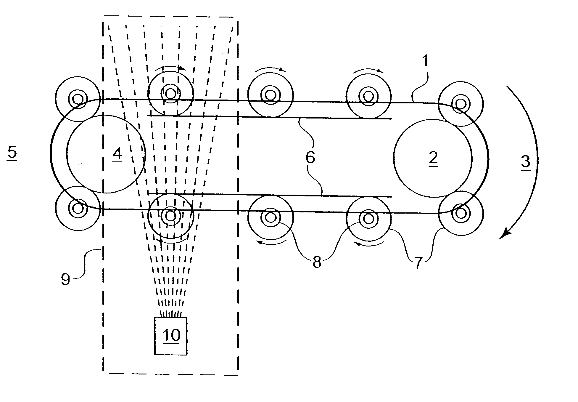 Method for roll coating multiple stents