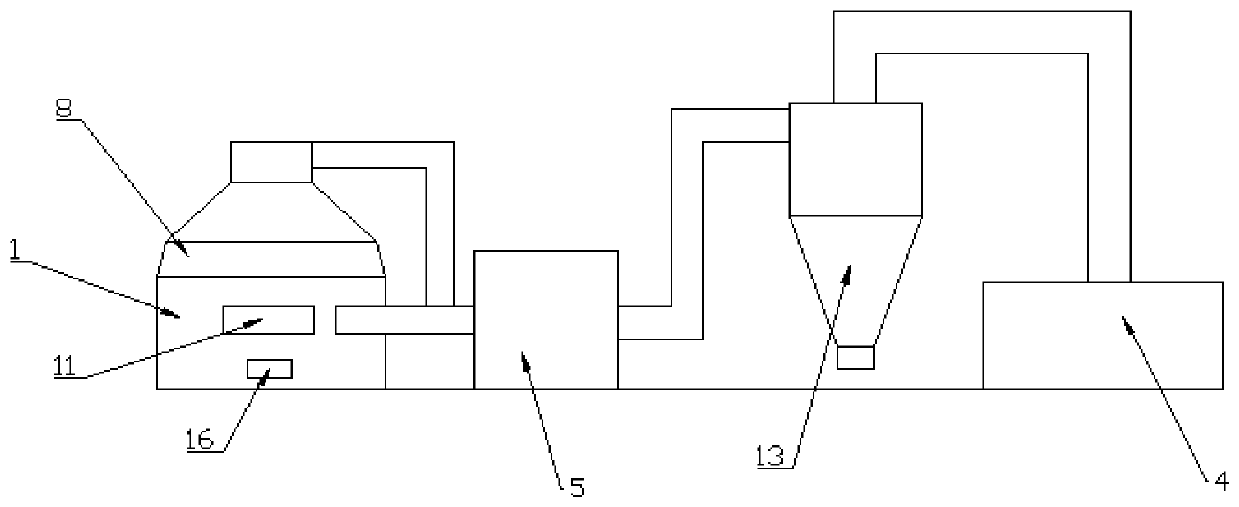 Intermittent frying system and using method thereof