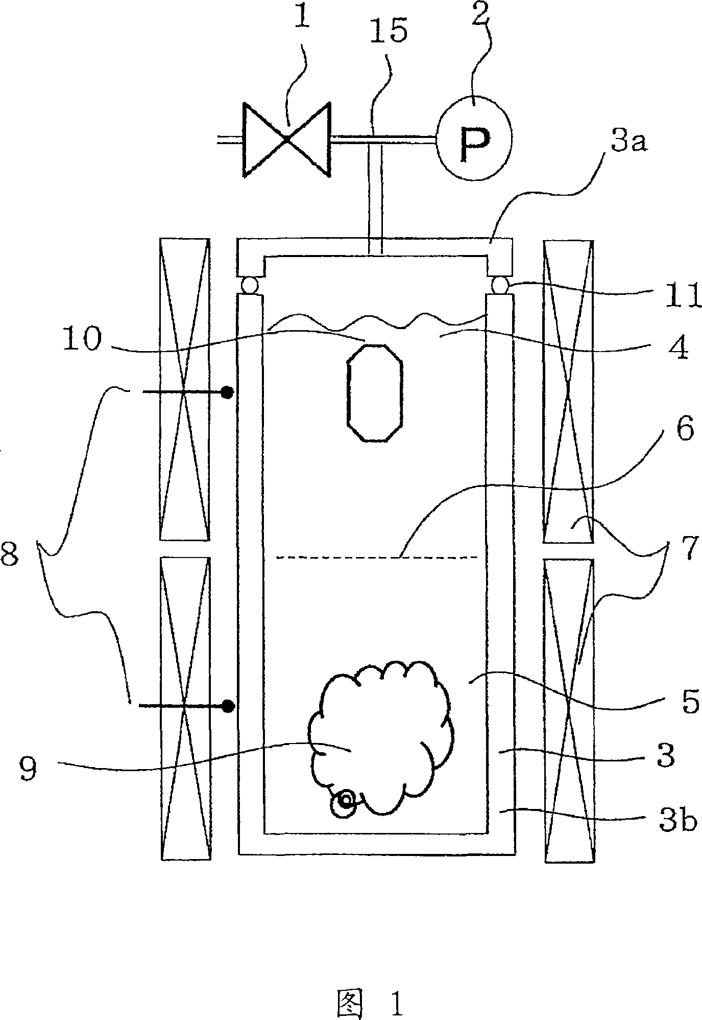 Crystal production method using supercritical solvent, crystal growth apparatus, crystal, and device