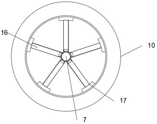 Cement stirring device capable of avoiding agglomeration