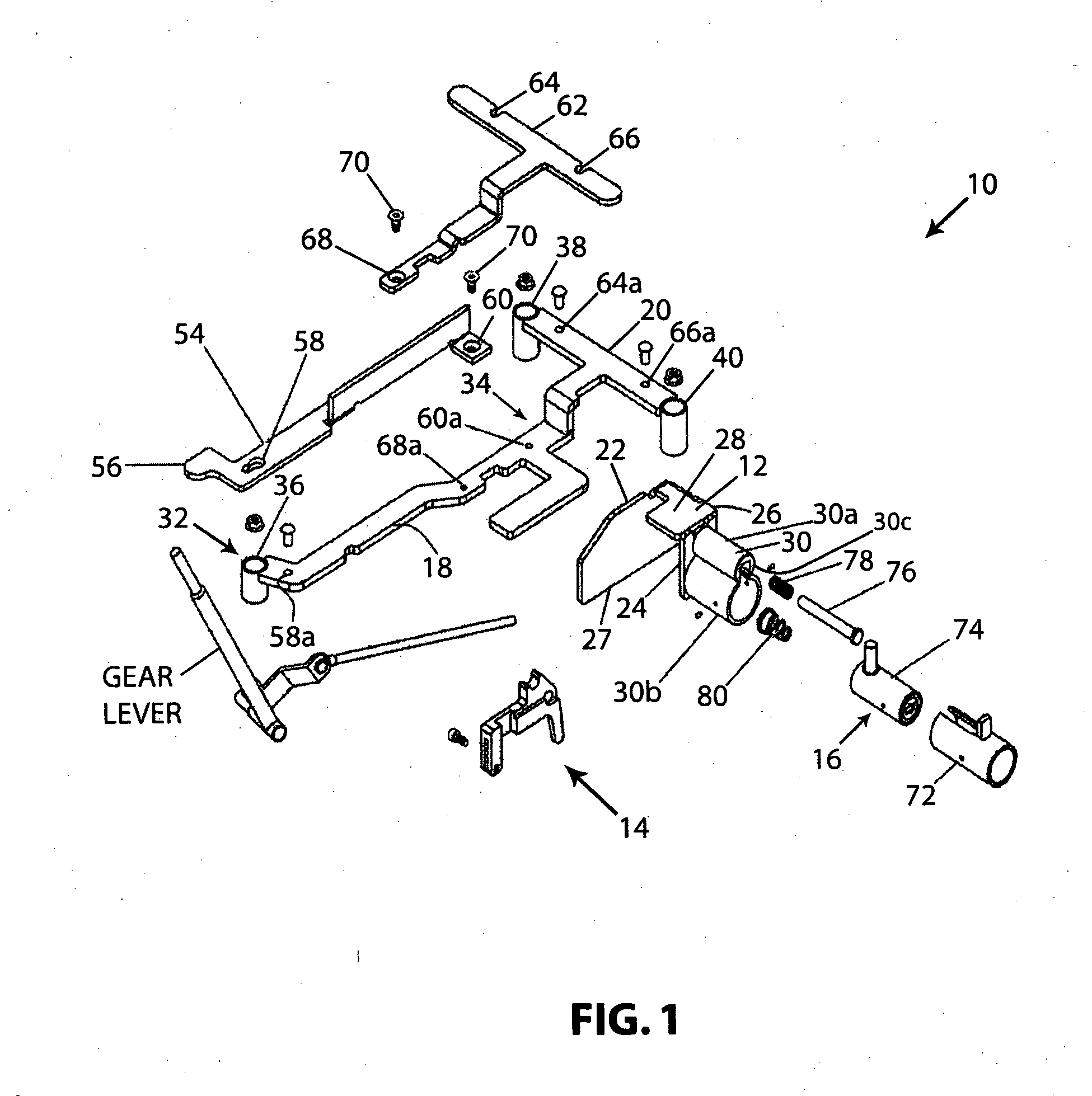 Gear Lever Locking Device