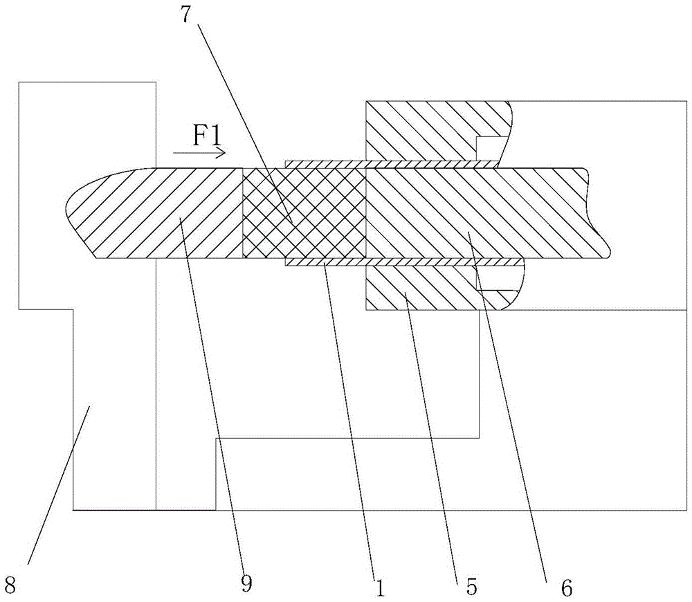 Connection structure of pipe and flange and its processing method