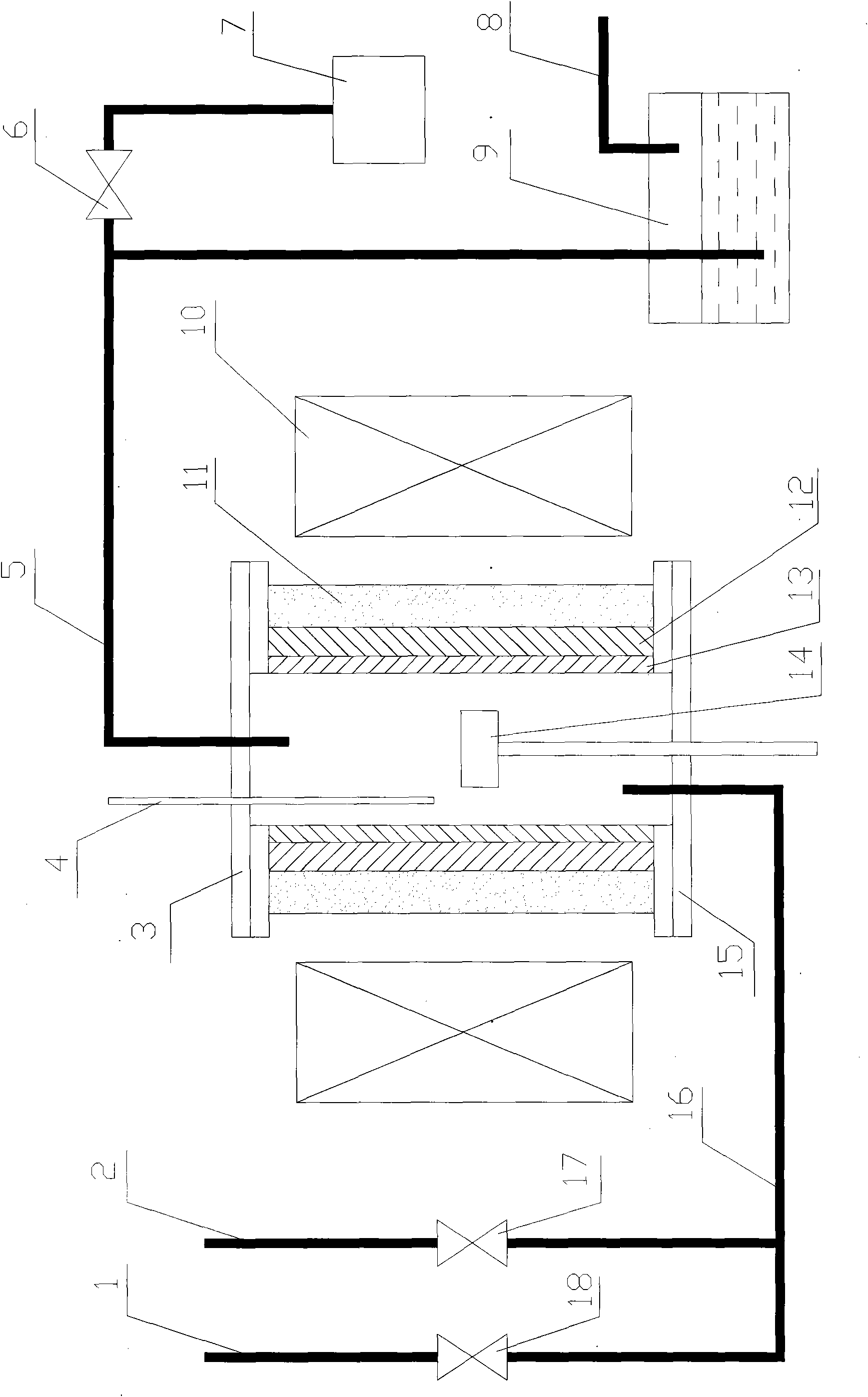 Method and device for preparing iron nitride material by double promotion of nanocrystallization and strong magnetic field