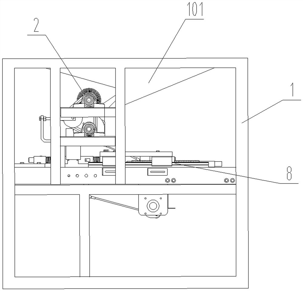 Multi-cutter-position push type full-automatic nut kernel taking equipment