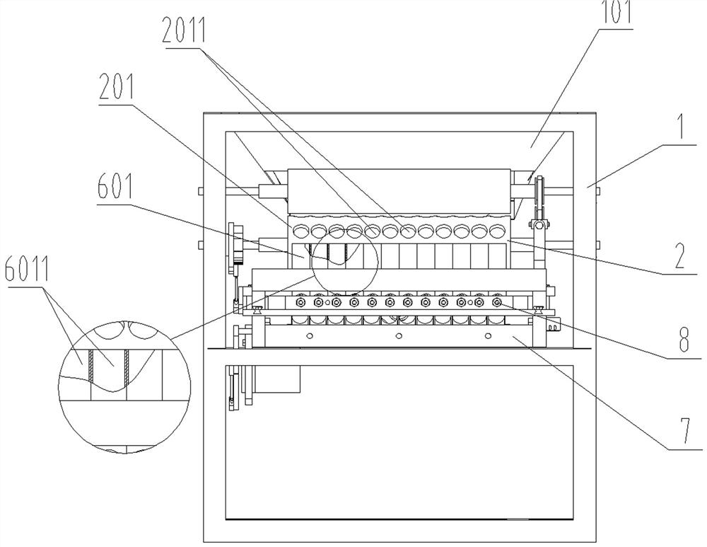 Multi-cutter-position push type full-automatic nut kernel taking equipment