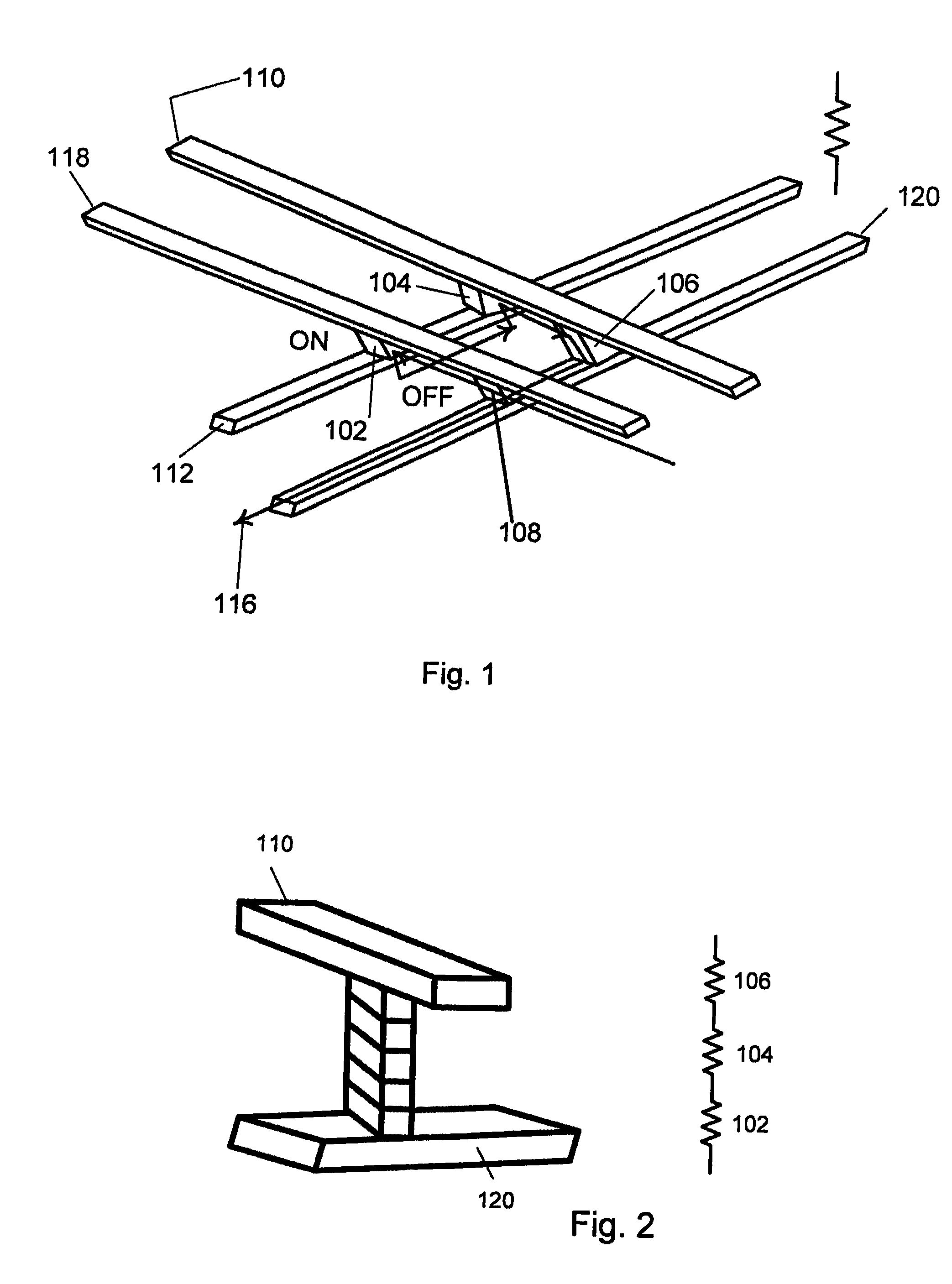 Rectification element and method for resistive switching for non volatile memory device