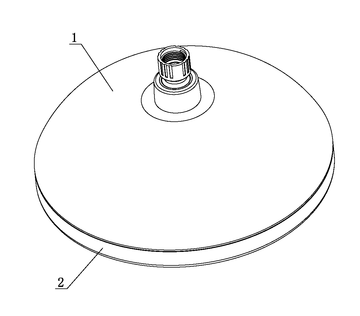 Self power generation type top shower