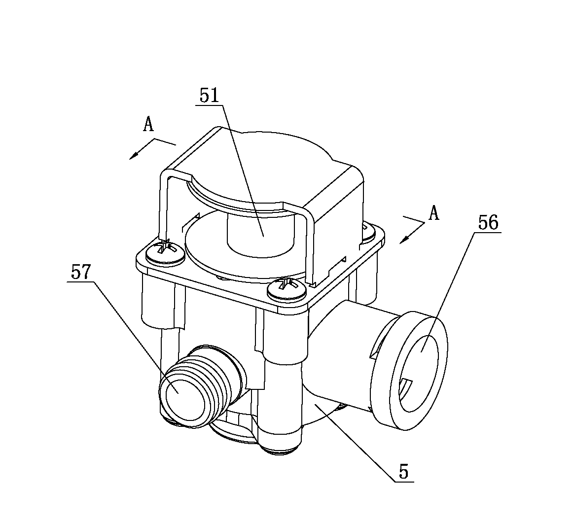 Self power generation type top shower