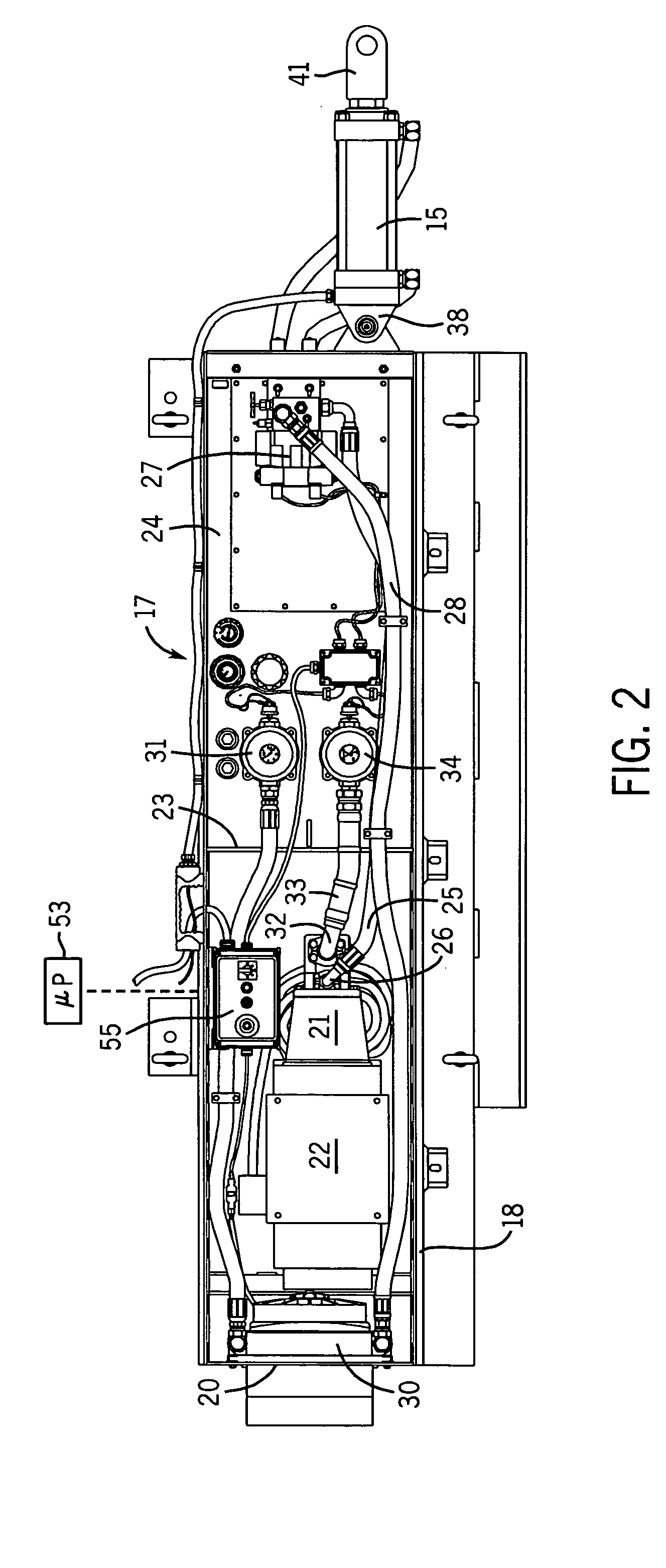 Hydraulic control and operation system for a railroad car retarder