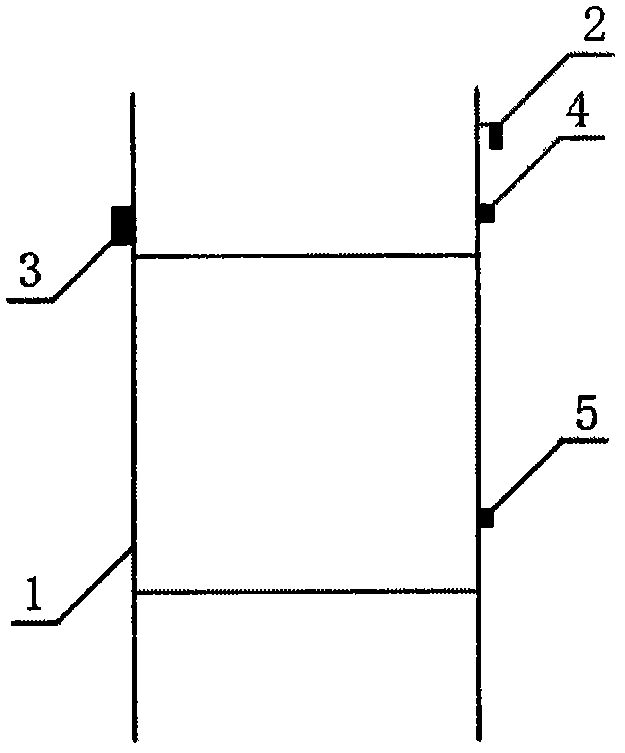 Emergency self-rescue device used during scaffold falling