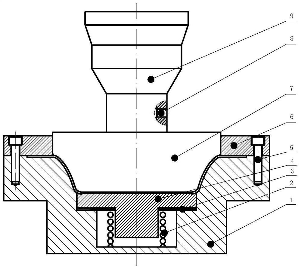 Thin-wall flat-bottom blanking cap with weakening groove and forming mold and method thereof