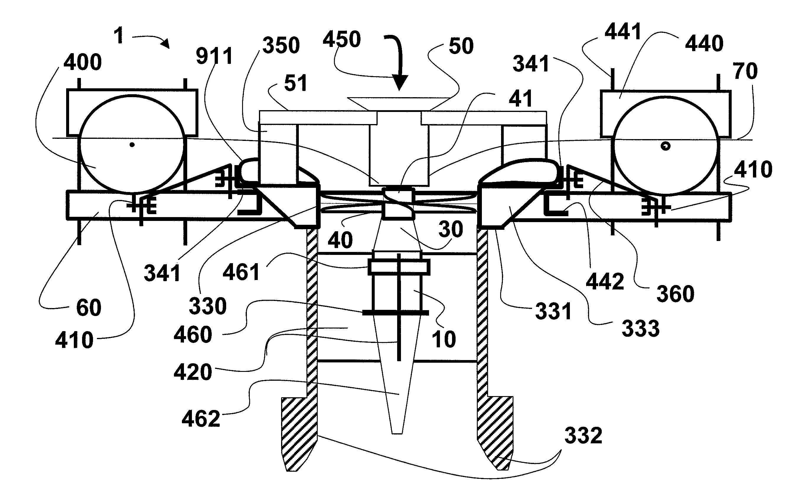 Apparatus for mixing gasses and liquids