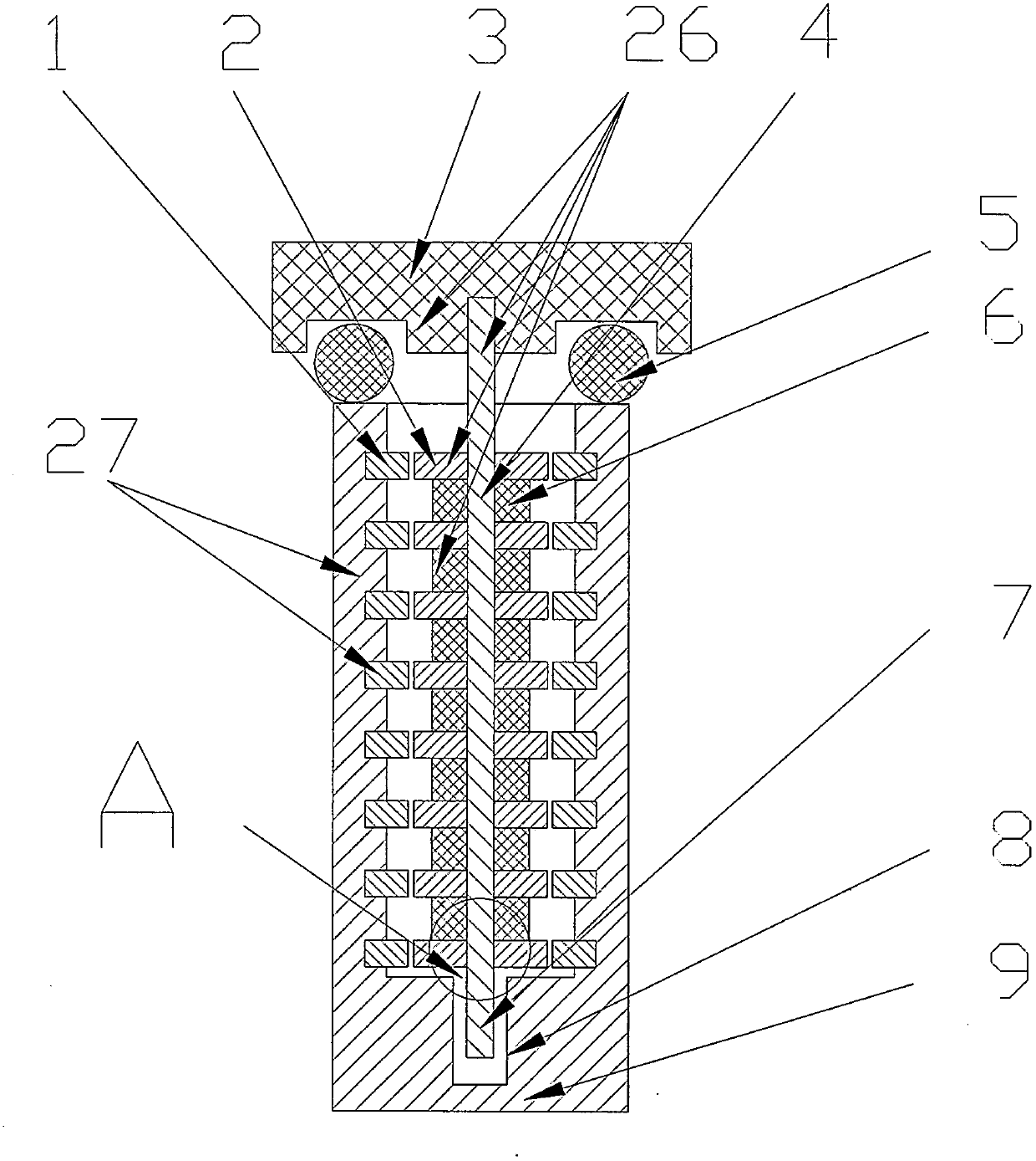 Axial vibration-resistant connector