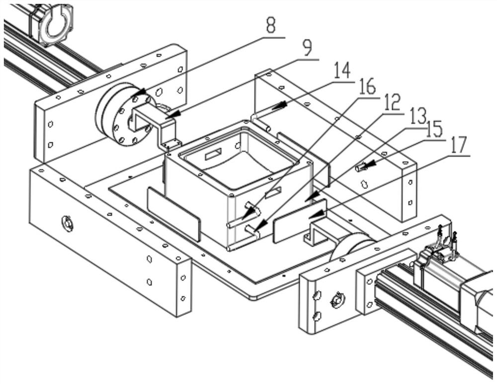 In-situ mechanical testing device used in lead-bismuth environment