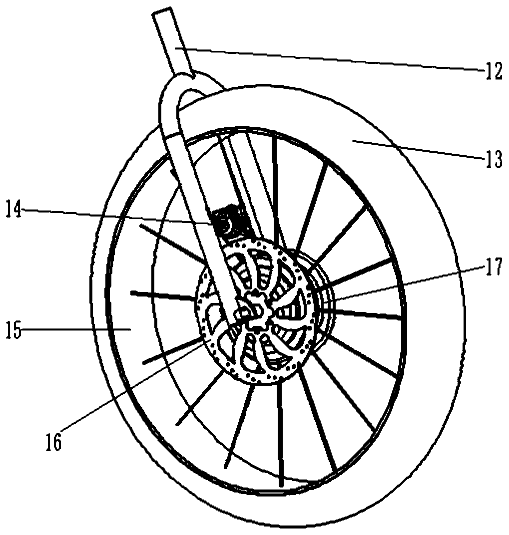 A dual-drive unmanned bicycle