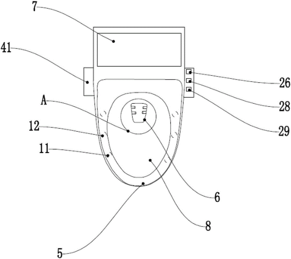 Intelligent pedestal pan with automatic excrement detection function and control method thereof