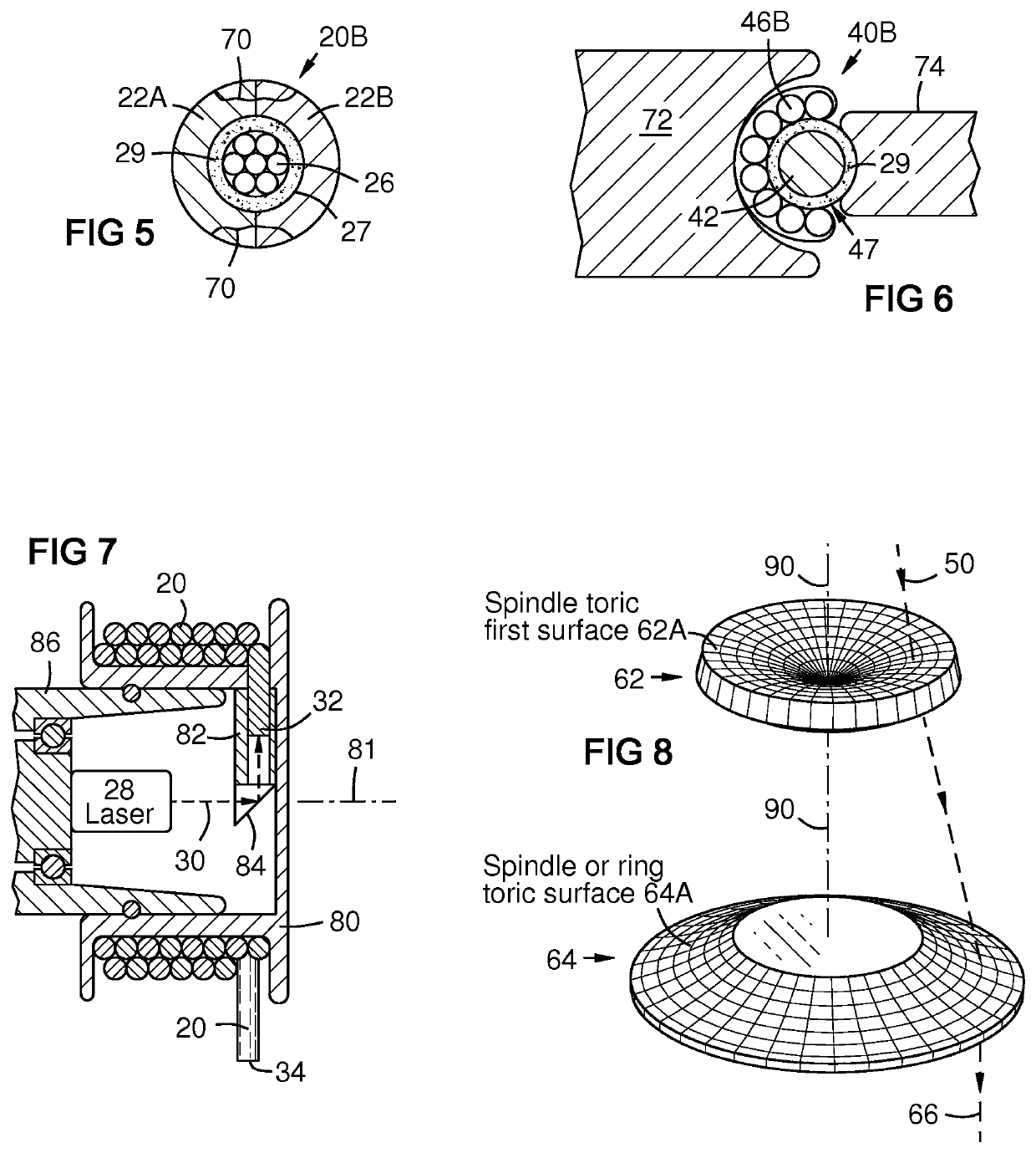 Optically conductive filler for laser processing