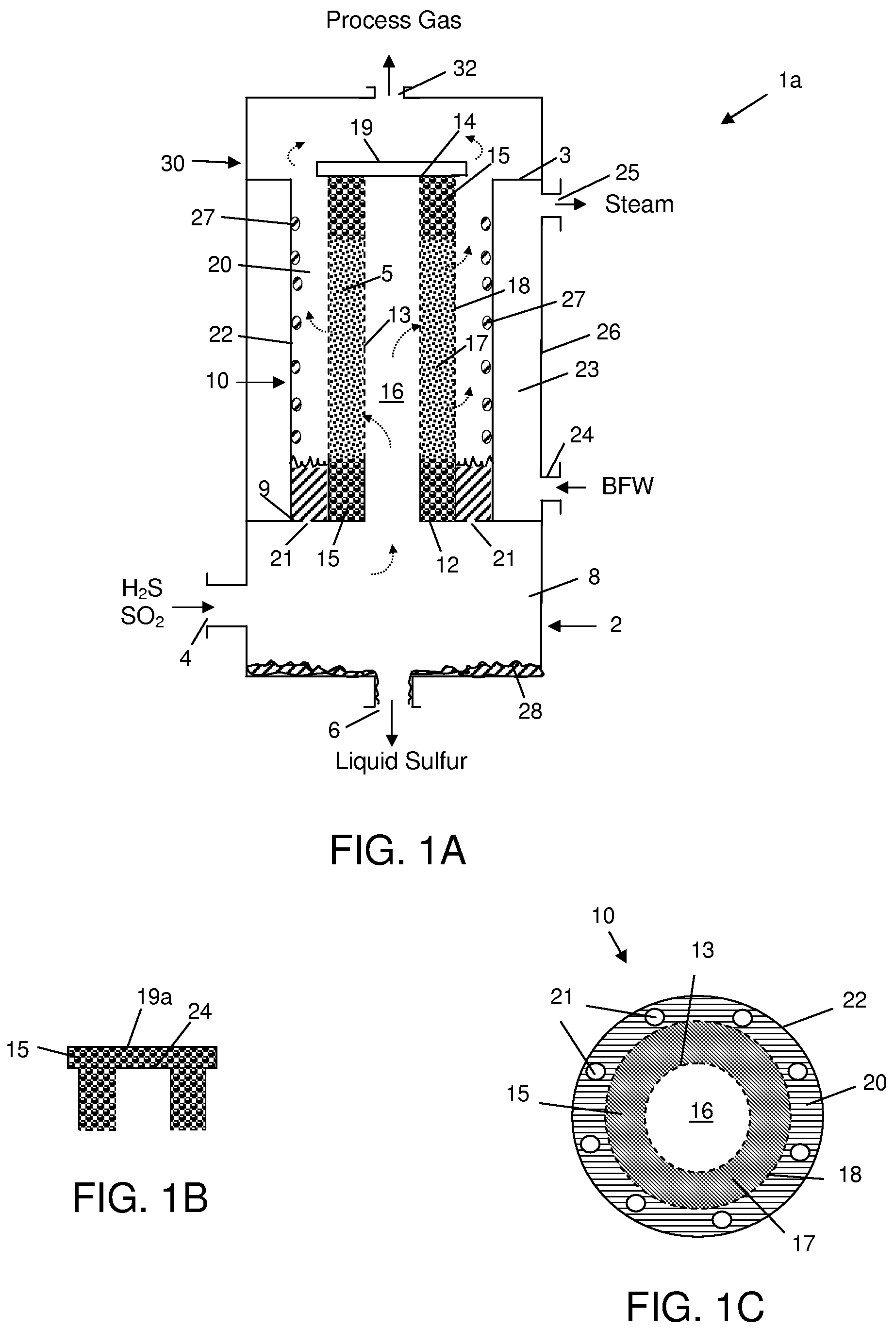Increased capacity sulfur recovery plant and process for recovering elemental sulfur
