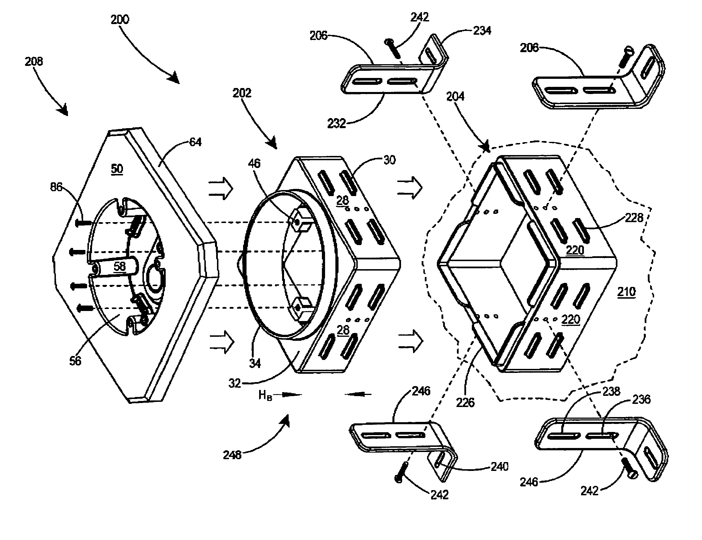Adjustable electrical box for flush or offset mounting of electrical devices on brick or stone walls