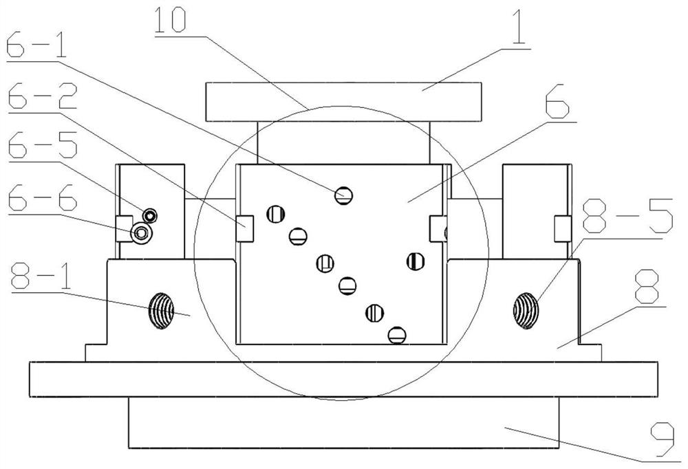 An embedded stepped sensing device and its method for measuring six-dimensional force