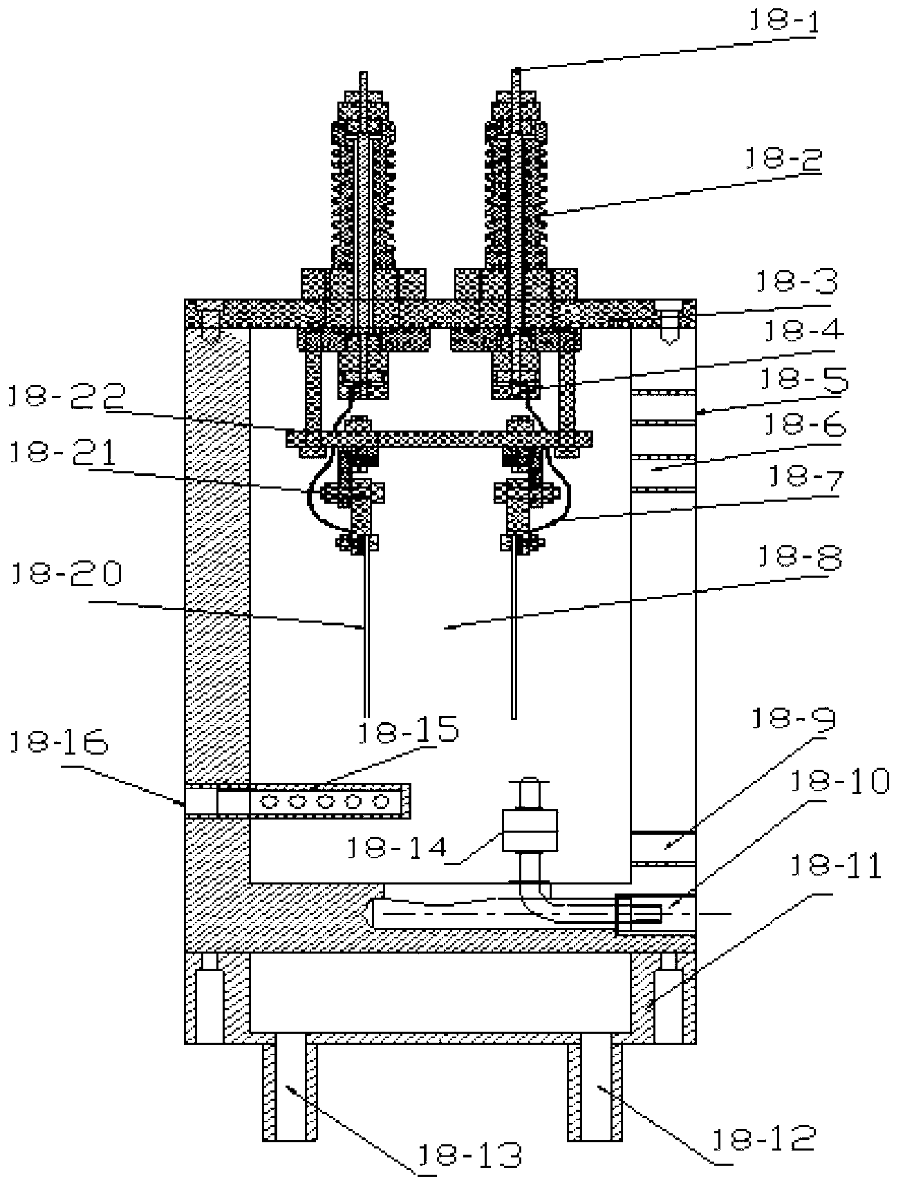 Crude oil electric dehydration dynamic visualization simulation device and method for preparing dehydrated crude oil by utilizing same