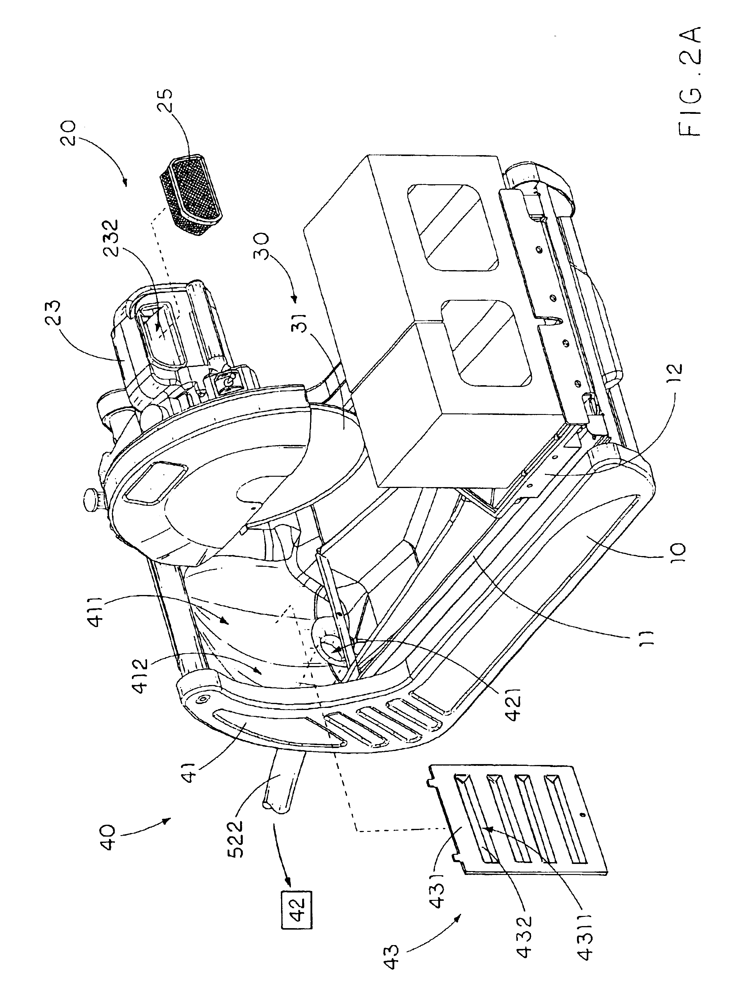 Cutting machine with environment control arrangement