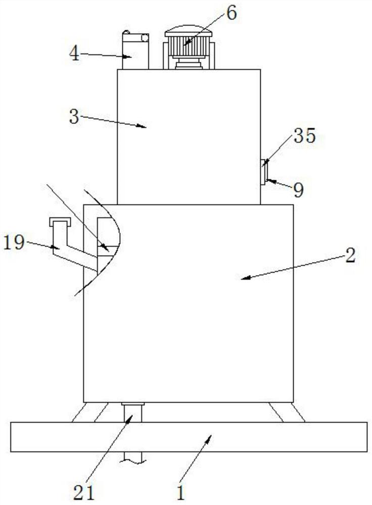 A spraying device for green concrete sintered brick production pouring and its application method
