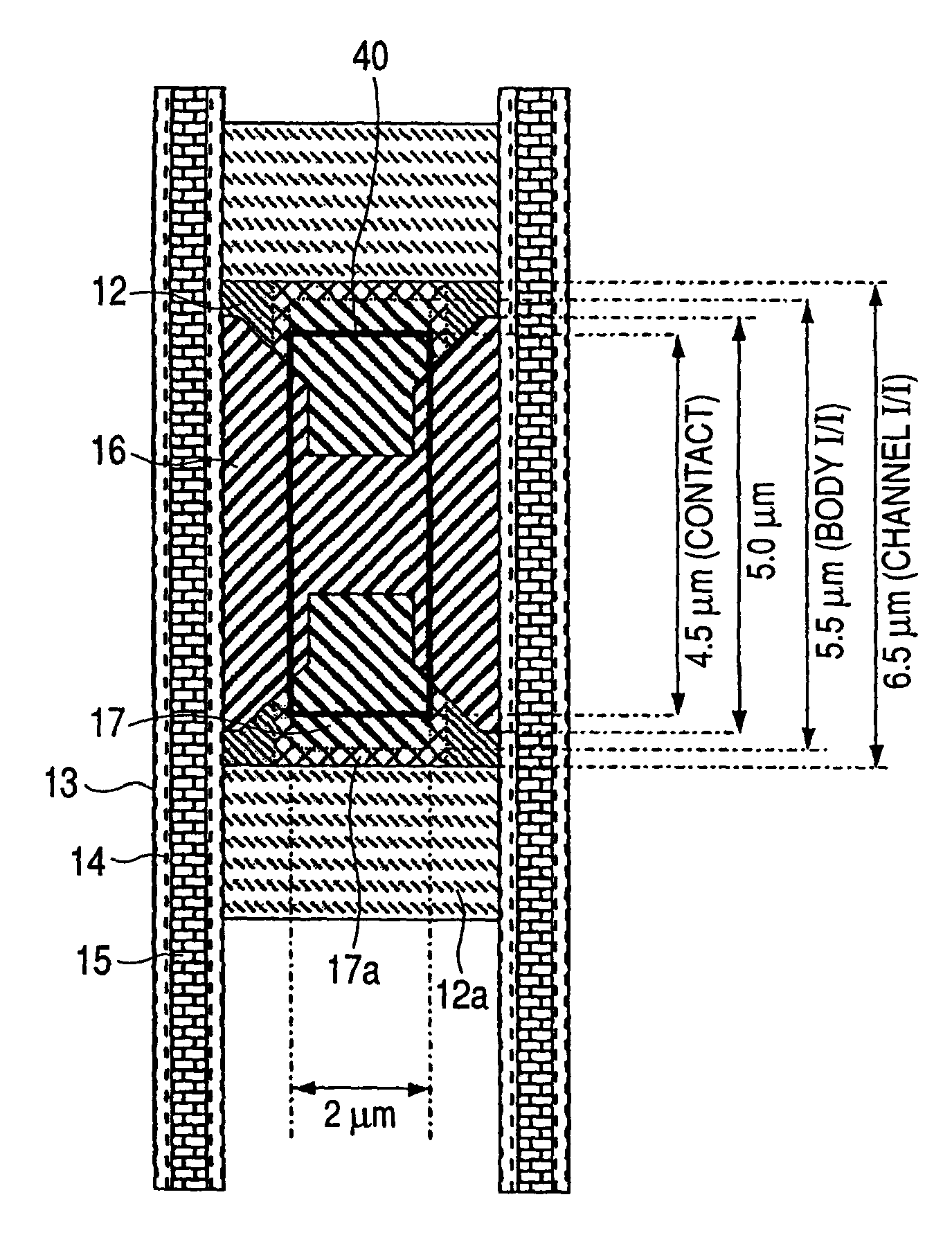 Vertical and trench type insulated gate MOS semiconductor device