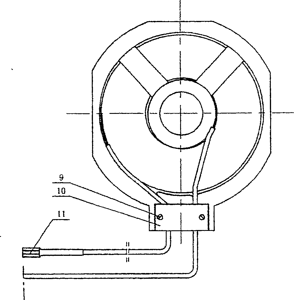 Induction coil of electromagnetic drinking water boiler