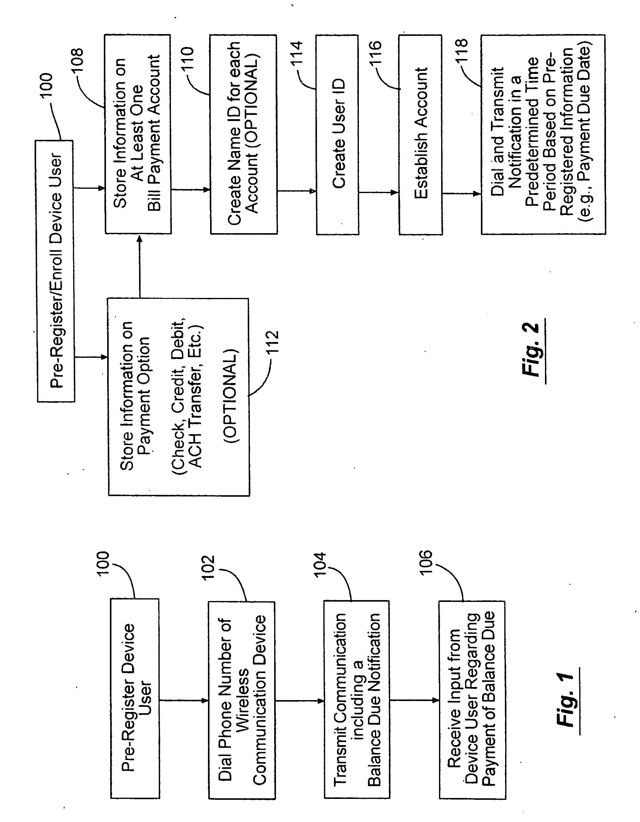 Wireless communication device account payment notification systems and methods