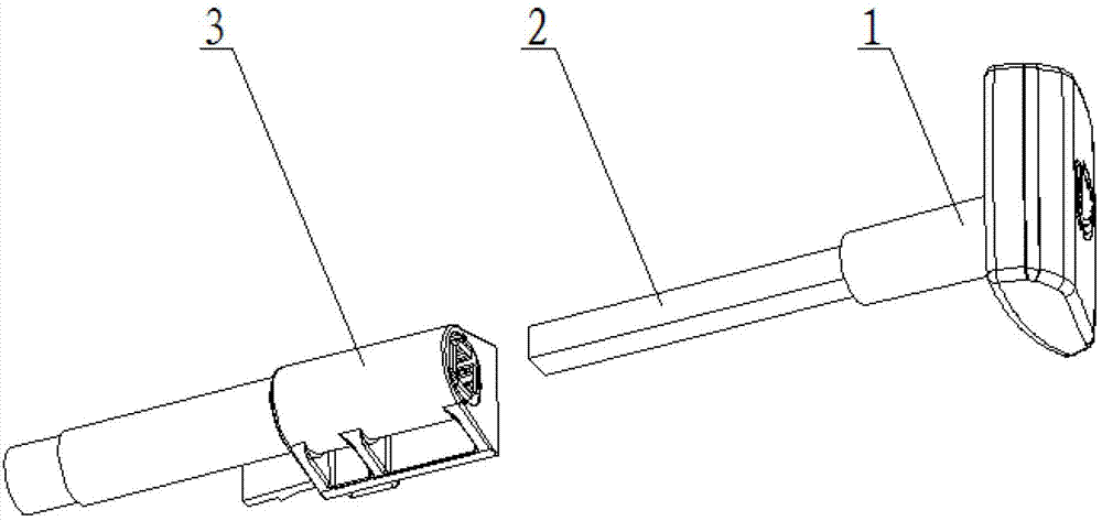 Elastic noise-reducing fixing device of automobile seat unlocking rope