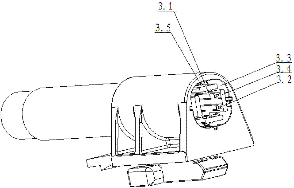 Elastic noise-reducing fixing device of automobile seat unlocking rope