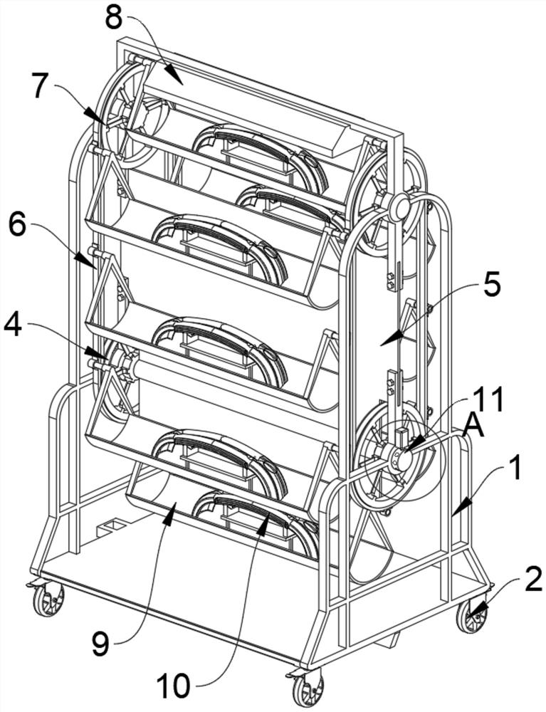 A positioning carrier structure for automatic painting of automobile bumpers