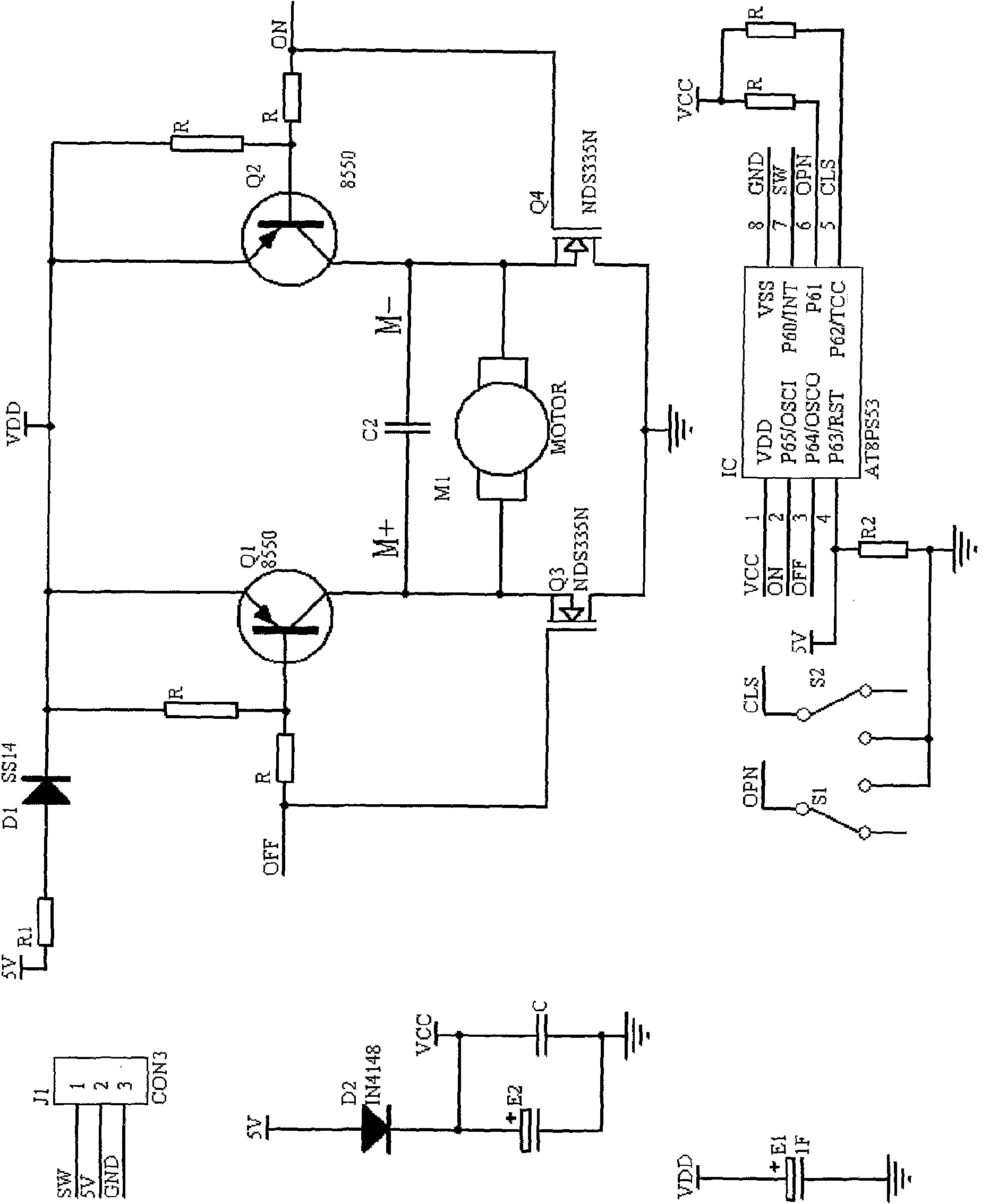 Control circuit of heater control valve